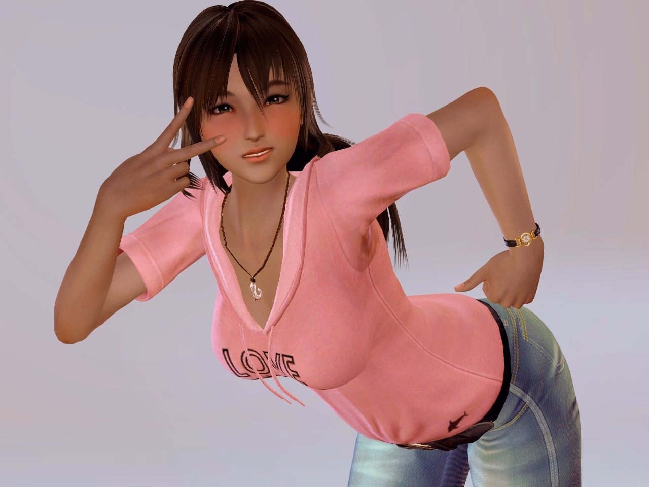 Coming of Age - animated 3DCG school scene with a female protagonist mid corruption arc