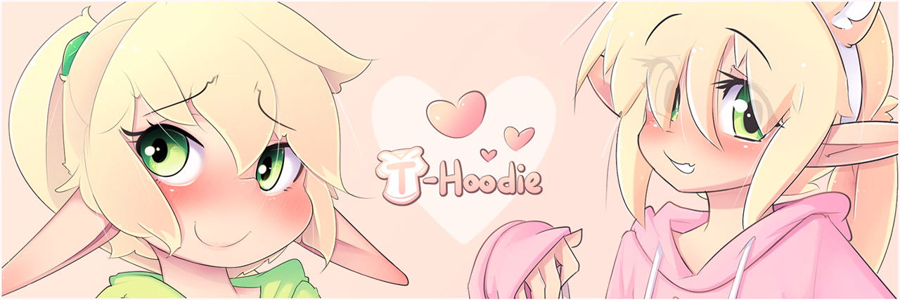 Max the Elf cover art showing the blond elf protagonist in T-Hoodie's colorful cartoon style