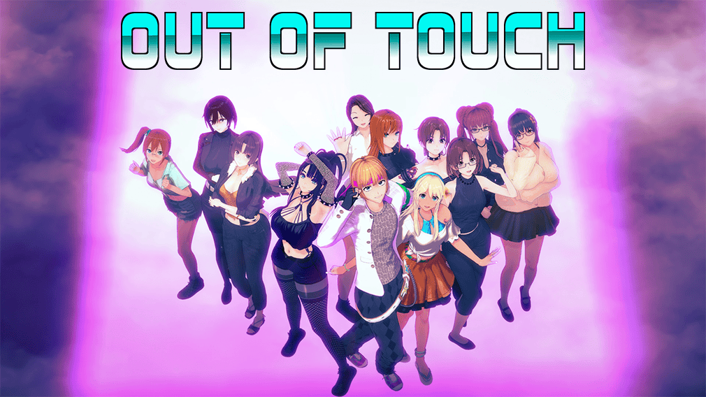 Out of Touch! animated cover showing 3DCG characters in a school setting