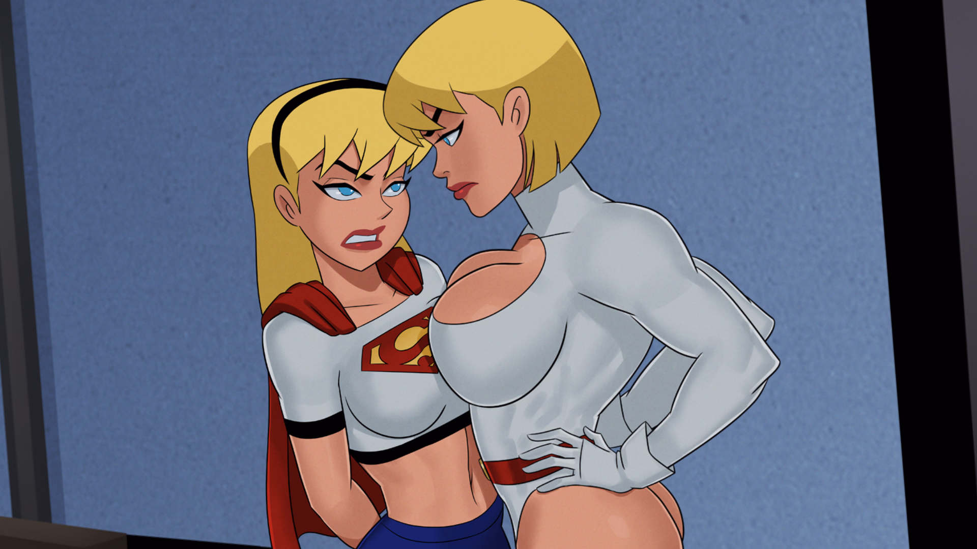 Something Unlimited — character scene demonstrating the hand-drawn art style