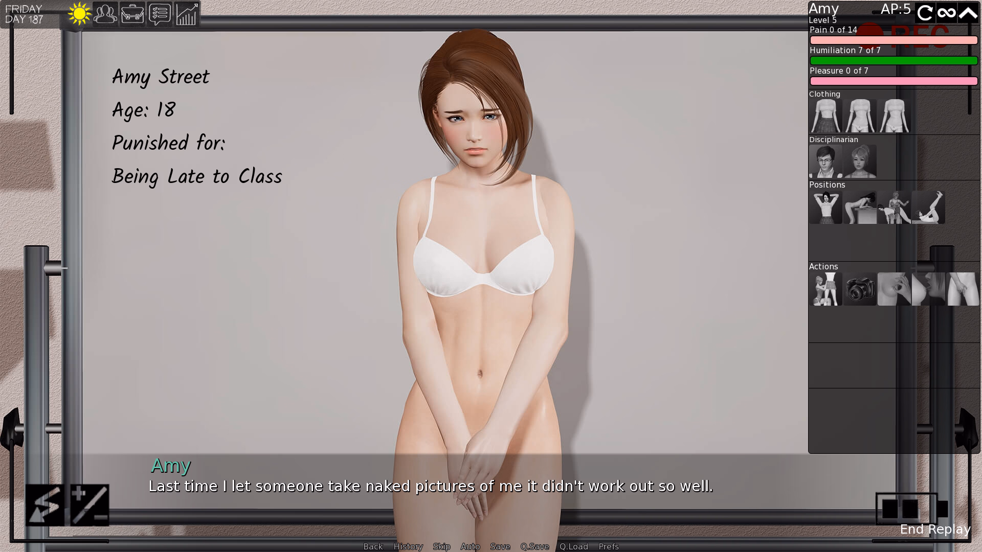 Closing screenshot showcasing The Headmaster's cast