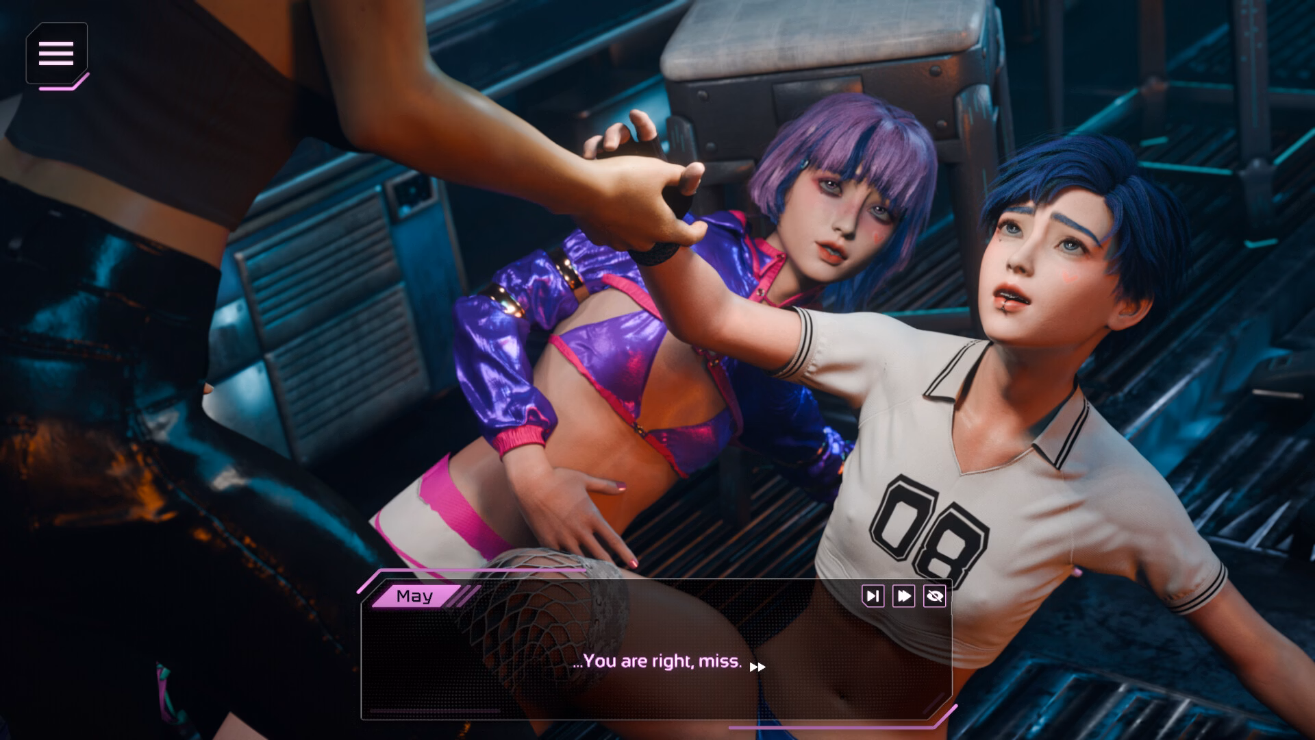 Animated 3DCG scene demonstrating production quality